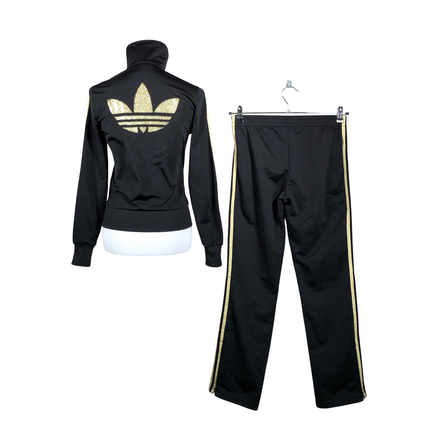 Naisten Adidas - Verryttelytakki, koko 34 - Musta (2)
