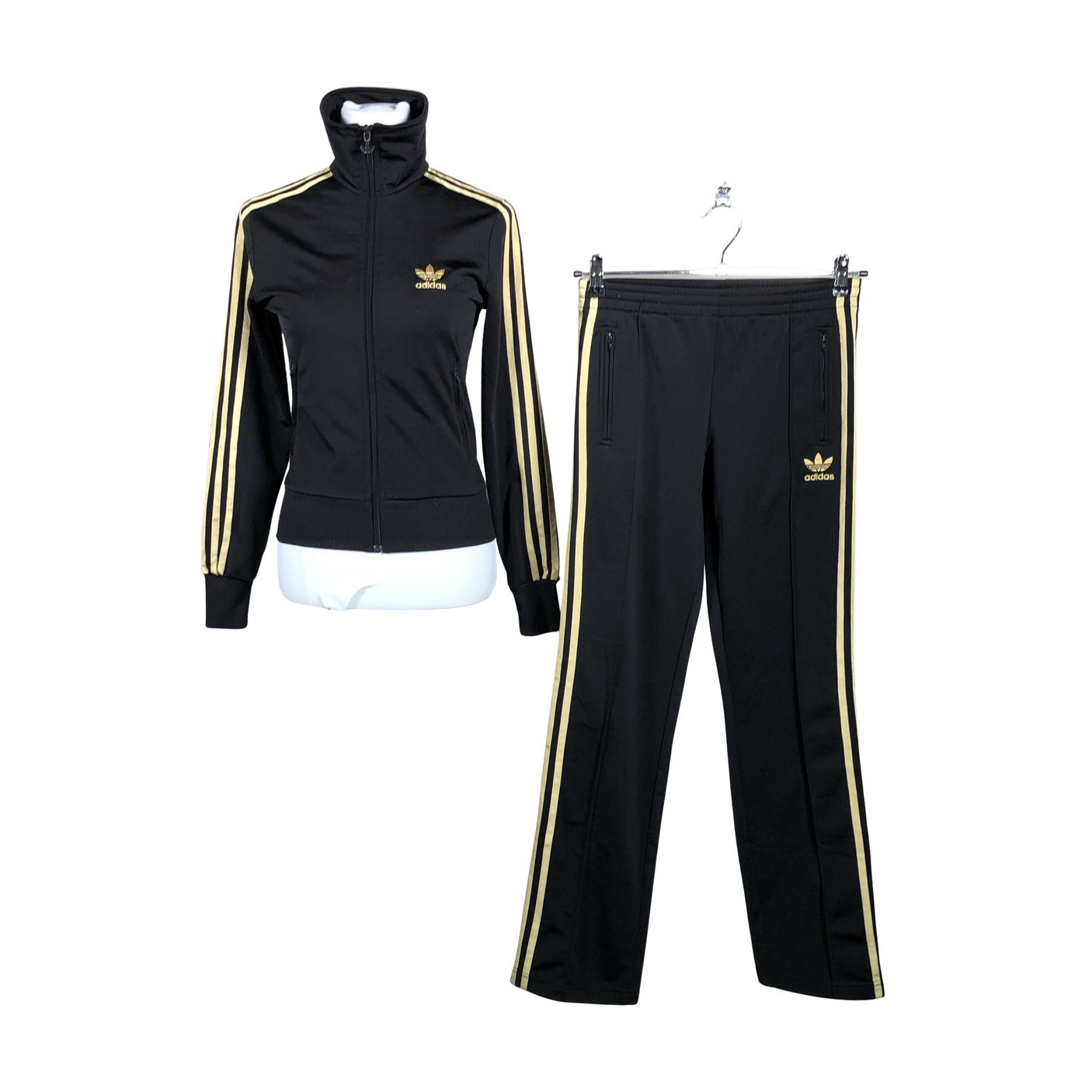 Naisten Adidas - Verryttelytakki, koko 34 - Musta (1)