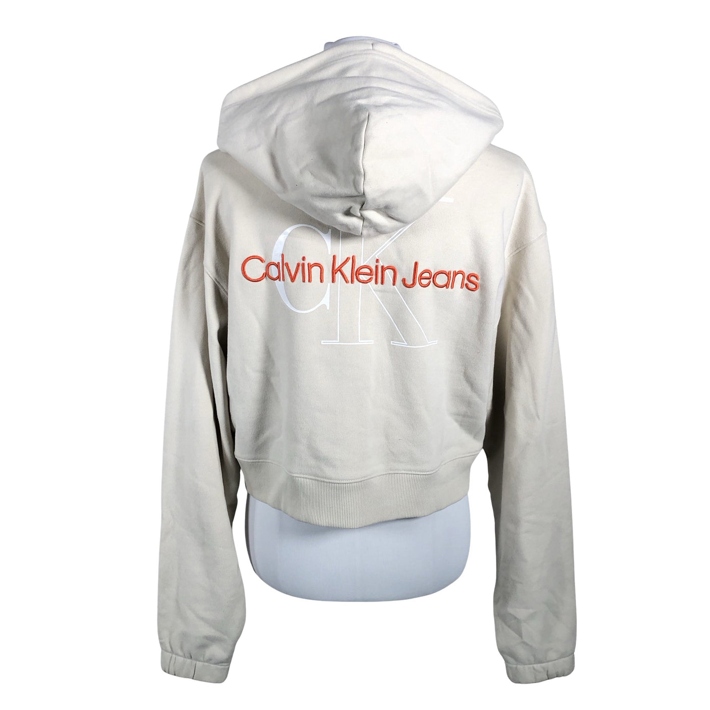 Naisten Calvin Klein Jeans - Huppari, koko 38 - Beige (2)