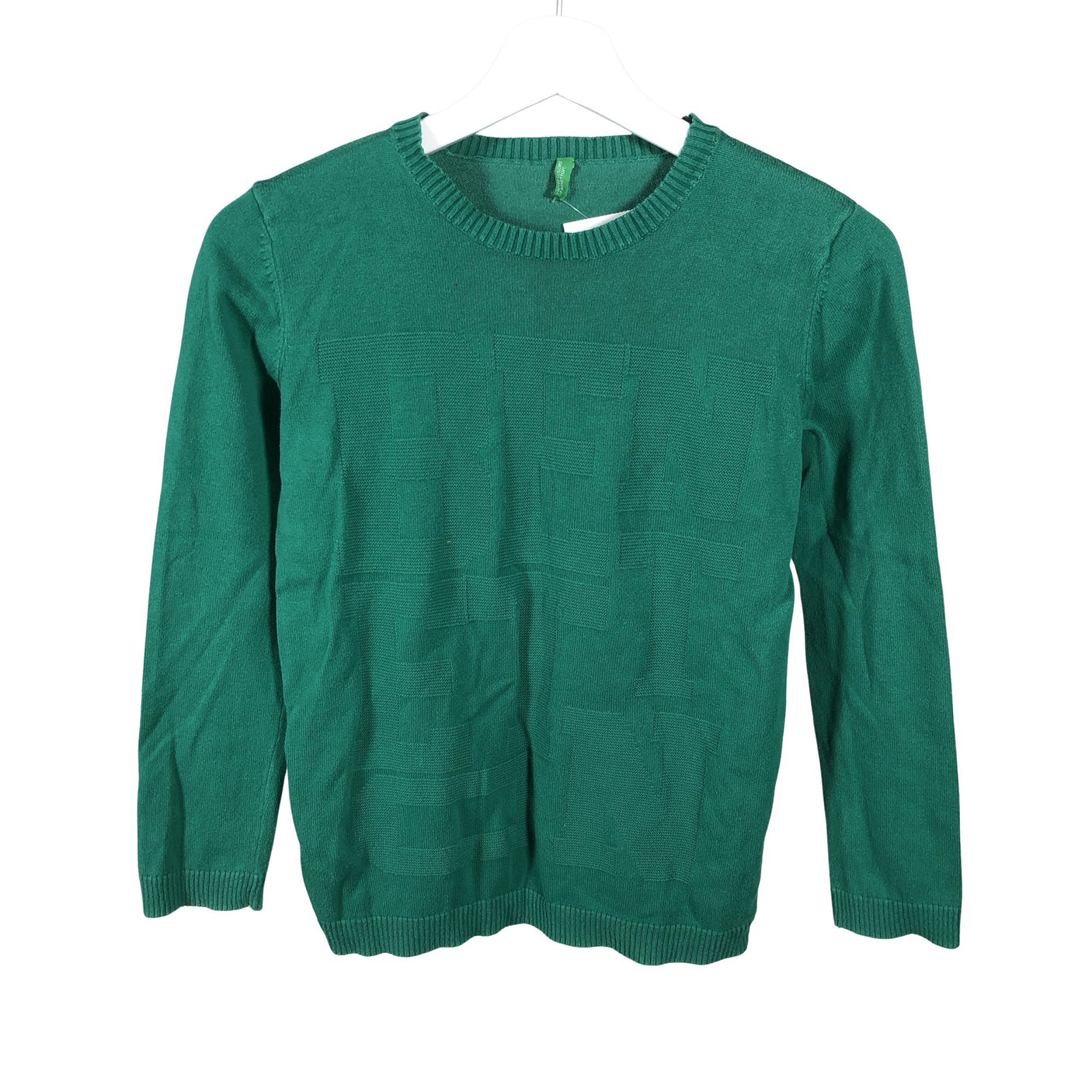 Unisex Benetton - Neulepaita, koko 134 - 140 - Vihreä (1)