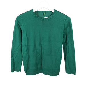 Unisex Benetton - Neulepaita, koko 134 - 140 - Vihreä (1)