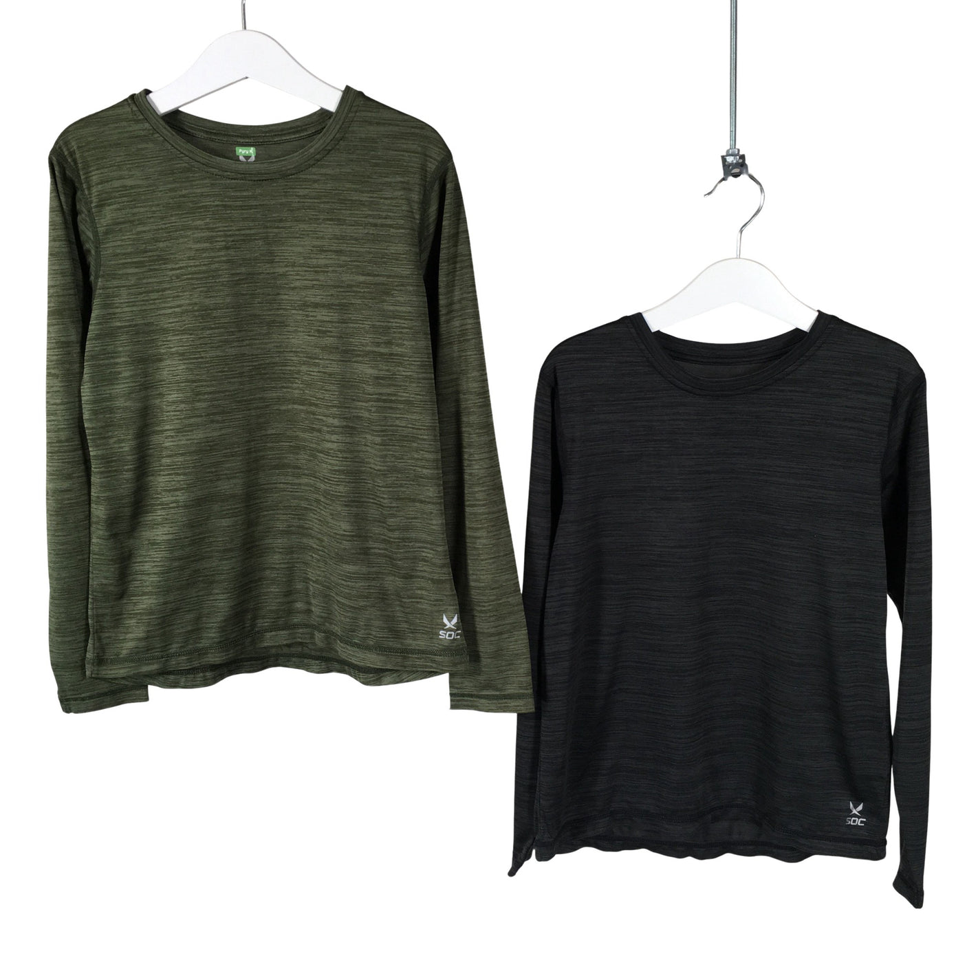 Unisex Soc - Urheilupaita, pitkät hihat, koko 134 - 140 - Vihreä (1)