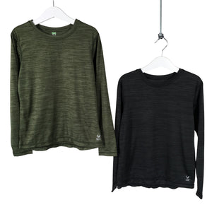 Unisex Soc - Urheilupaita, pitkät hihat, koko 134 - 140 - Vihreä (1)