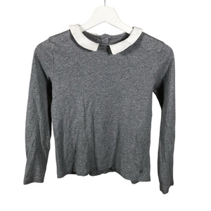 Tyttöjen Petit Bateau - Trikoopaita, koko 152 - 158 - Harmaa (1)