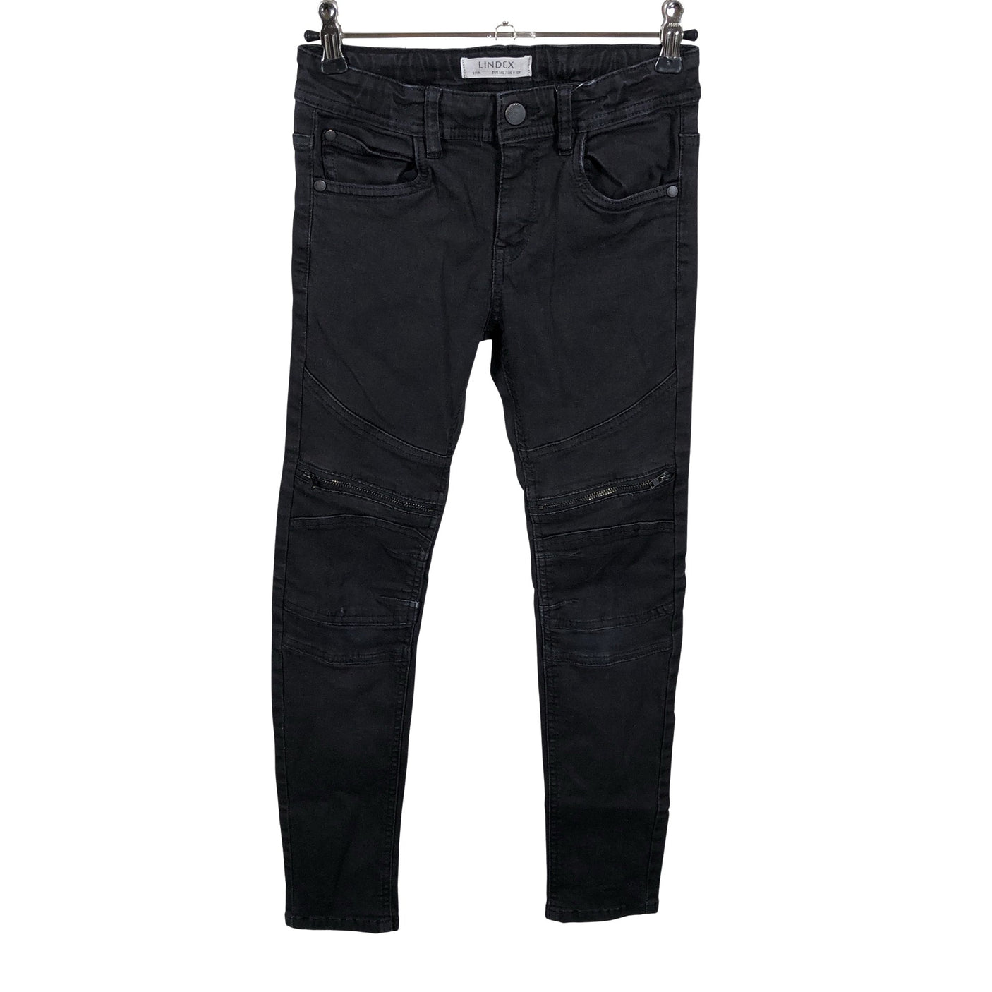 Unisex Lindex - Farkut, koko 134 - 140 - Harmaa (1)