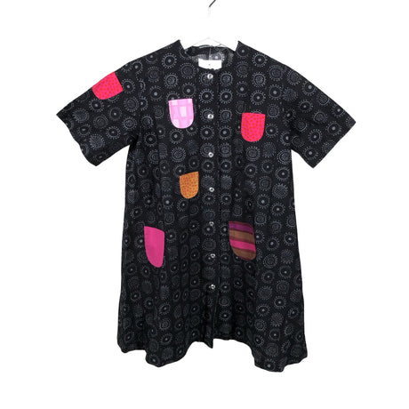 Tyttöjen Marimekko - Kangasmekko, koko 140 - 146 - Musta ()