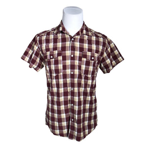Miesten Jack & Jones - Kauluspaita, koko M - Viininpunainen (1)