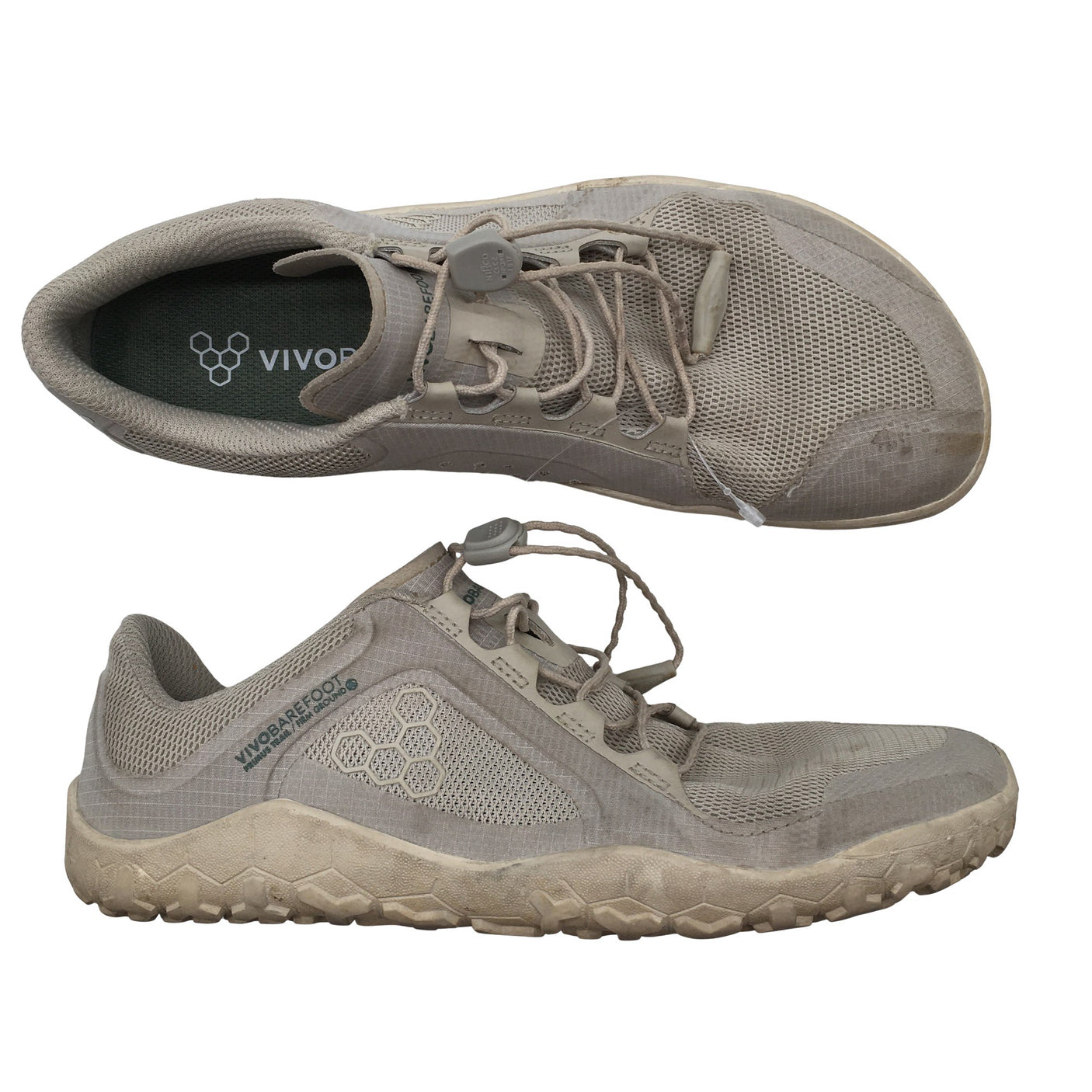 Naisten Vivobarefoot - Lenkkarit, koko 37 - Beige (1)