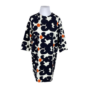 Naisten Marimekko - Trikoomekko, koko 44 - Valkoinen (1)