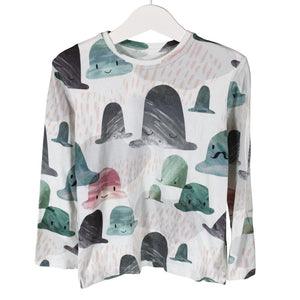 Unisex Handmade - Trikoopaita, koko 104 - 110 - Valkoinen (1)