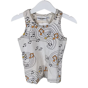 Unisex Mini Rodini - Trikootoppi, koko 104 - 110 - Beige (1)