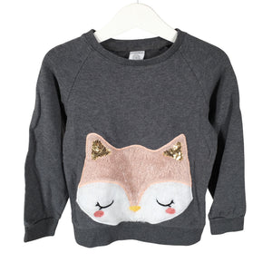 Unisex Lindex - Collegepaita, koko 98 - 104 - Harmaa (1)