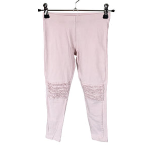 Tyttöjen Lindex - Leggingsit, koko 116 - 122 - Vaaleanpunainen (1)