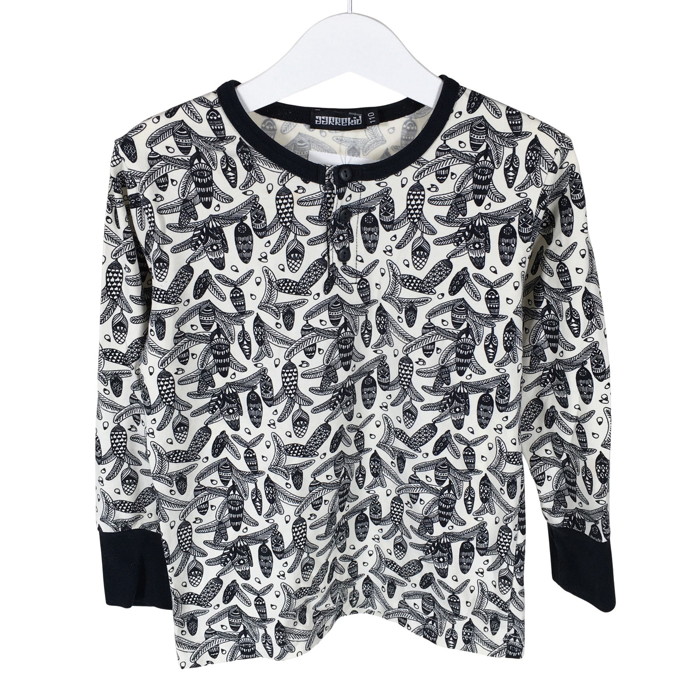 Unisex Aarrelabel - Trikoopaita, koko 104 - 110 - Beige (1)