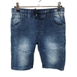 Unisex POMPdeLUX - Farkkushortsit, koko 146 - 152 - Sininen ()