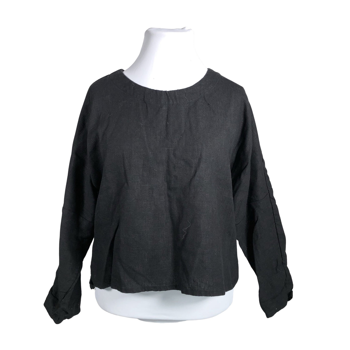 Naisten LINEN ID Studio - Pusero, koko 48 - Musta (1)