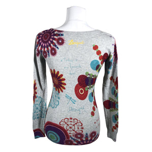 Naisten Desigual - Neulepaita, koko 36 - Harmaa (2)