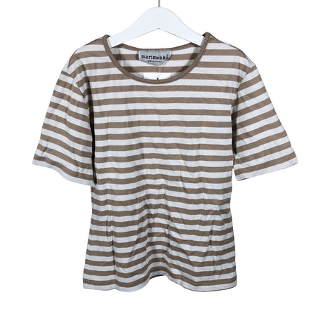 Unisex Marimekko - T-paita, koko 140 - 146 - Beige ()