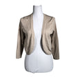 Naisten Your Face - Neulebolero, koko 40 - Beige ()