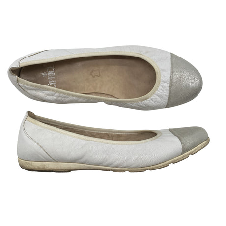 Naisten Caprice - Ballerinat, koko 39 - Valkoinen ()