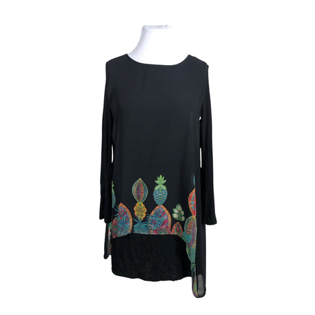 Naisten Desigual - Sifonkimekko, koko 44 - Musta ()