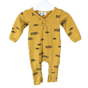 Unisex Gro - Haalari, koko 62 - 68 - Keltainen (1)