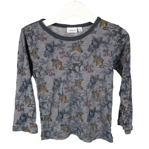 Unisex Name It - Trikoopaita, koko 98 - 104 - Harmaa (1)