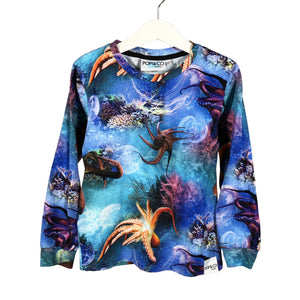 Unisex Pop & Co Helsinki - Trikoopaita, koko 116 - 122 - Sininen (1)