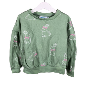 Unisex Bogi - Collegepaita, koko 116 - 122 - Vihreä (1)