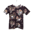 Tyttöjen Handmade - T-paita, koko 104 - 110 - Viininpunainen ()