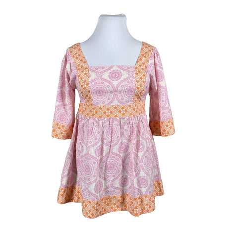 Naisten Laura Ashley - Kangastunika, koko 44 - Vaaleanpunainen ()