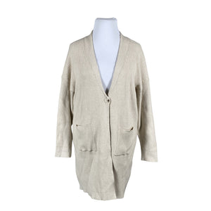 Naisten Free Quent - Neuletakki, koko 44 - Beige (1)