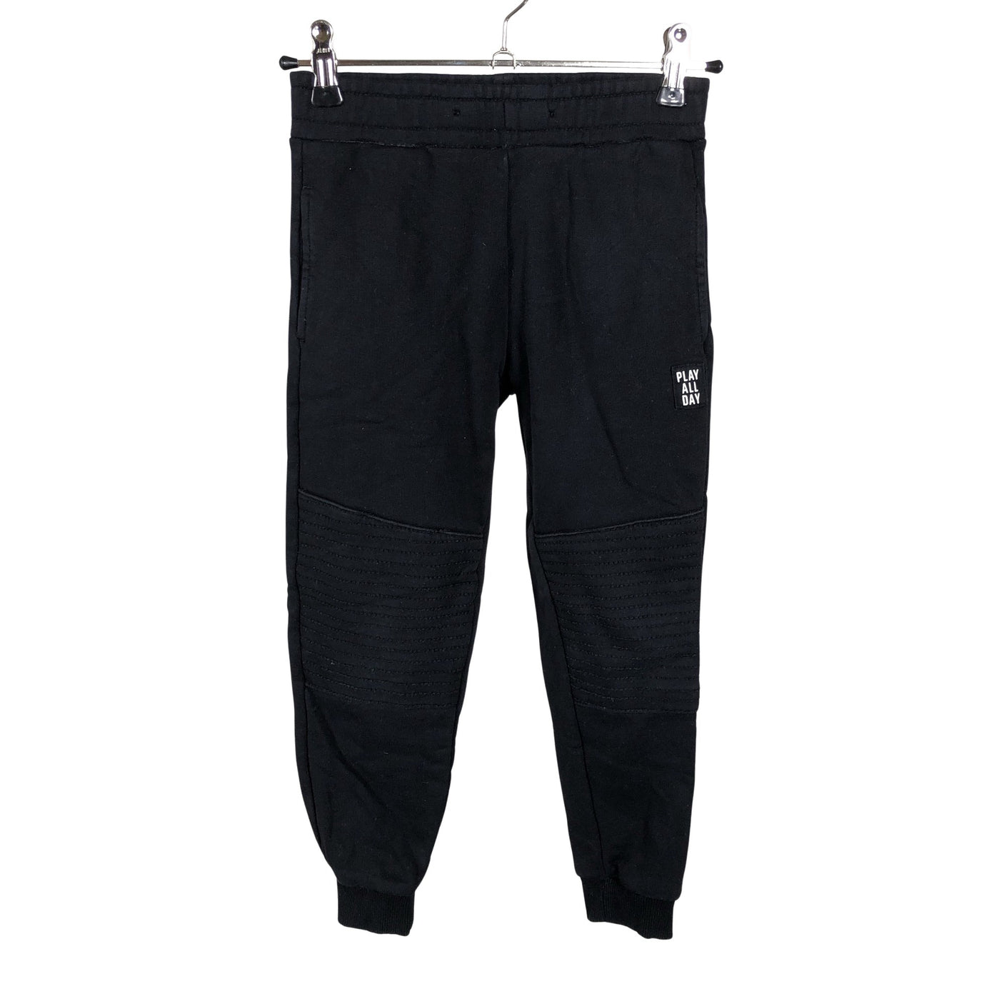 Unisex Lindex - Collegehousut, koko 116 - 122 - Musta (1)