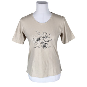 Naisten Signature - T-paita, koko 36 - Beige (1)