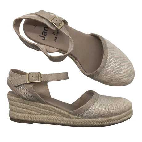 Naisten Jana - Kiilakorkokengät, koko 39 - Beige ()
