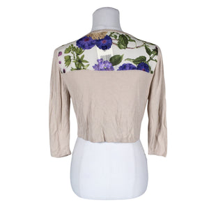 Naisten Esprit - Neulebolero, koko 38 - Beige (2)