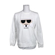 Naisten Karl Lagerfeld - Collegepaita, koko 38 - Valkoinen ()