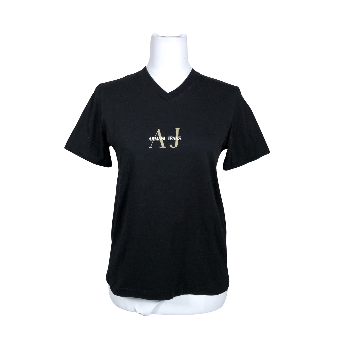 Naisten Armani Jeans - T-paita, koko 40 - Musta (1)