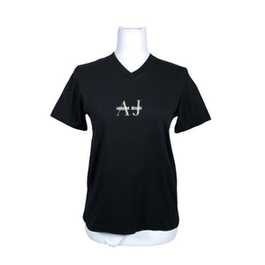 Naisten Armani Jeans - T-paita, koko 40 - Musta (1)