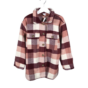 Unisex Lindex - Ulkoilutakki, koko 122 - 128 - Viininpunainen (1)