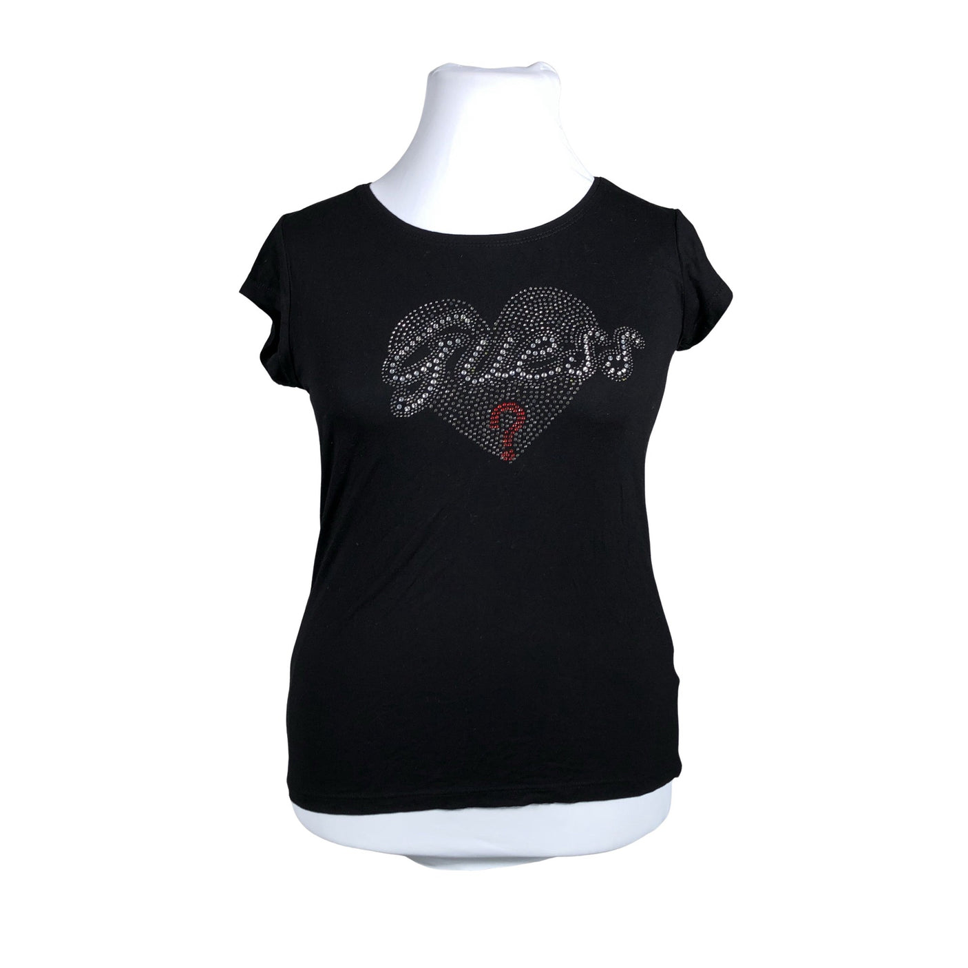 Naisten Guess - T-paita, koko 42 - Musta (1)