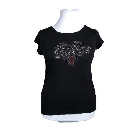 Naisten Guess - T-paita, koko 42 - Musta ()