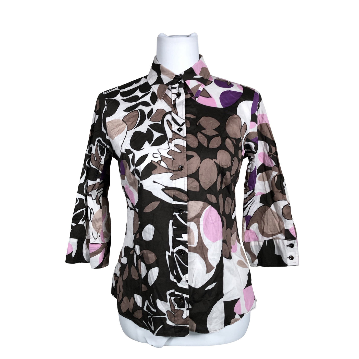 Naisten Gerry Weber - Kauluspaita, koko 36 - Ruskea (1)
