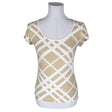 Naisten Burberry - T-paita, koko 36 - Beige ()