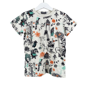 Unisex Aarrelabel - T-paita, koko 122 - 128 - Valkoinen (1)