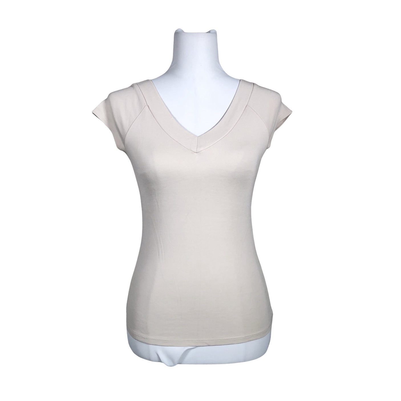 Naisten Stockh lm - Trikootoppi, koko 34 - Beige (1)