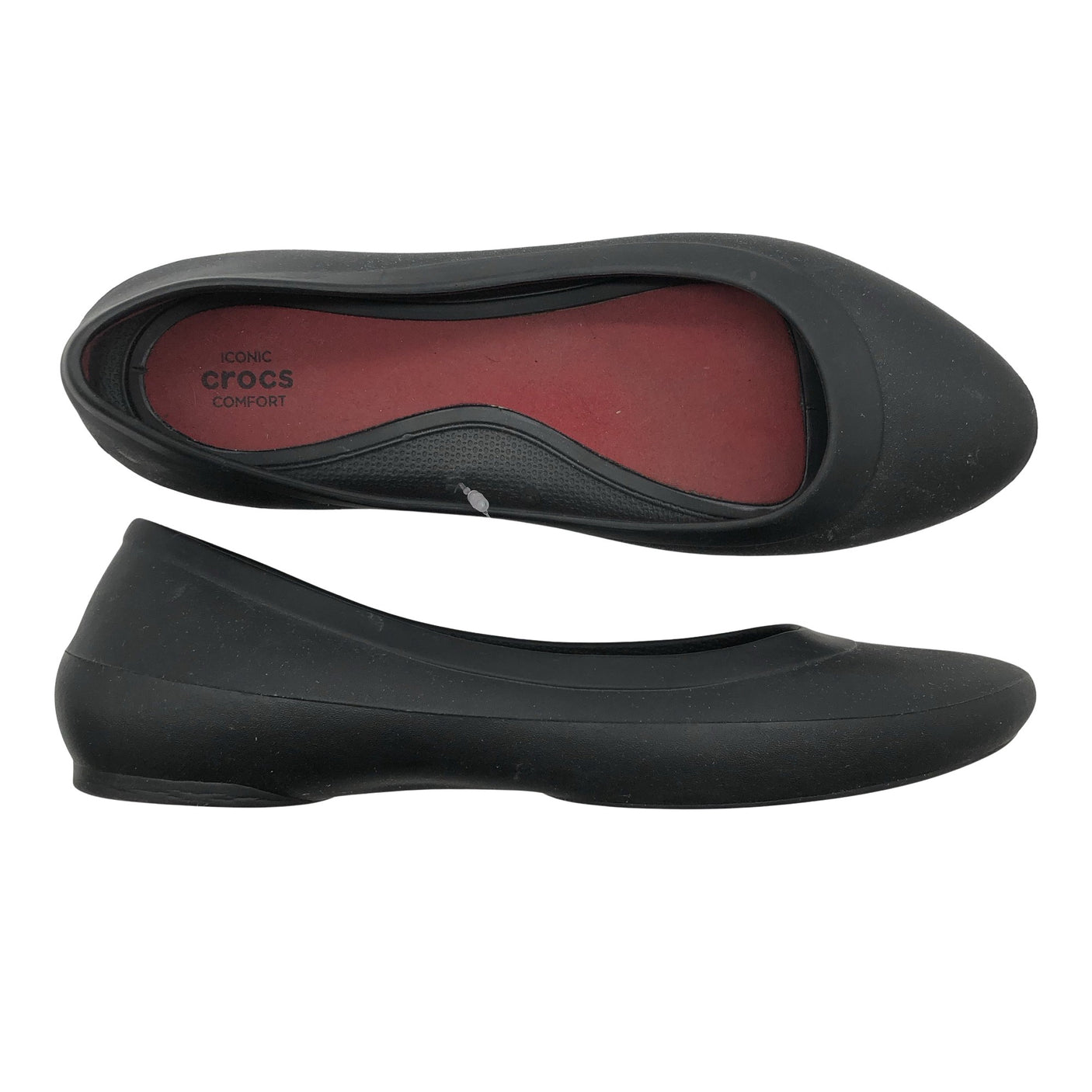 Naisten Crocs - Ballerinat, koko 39 - Musta (1)