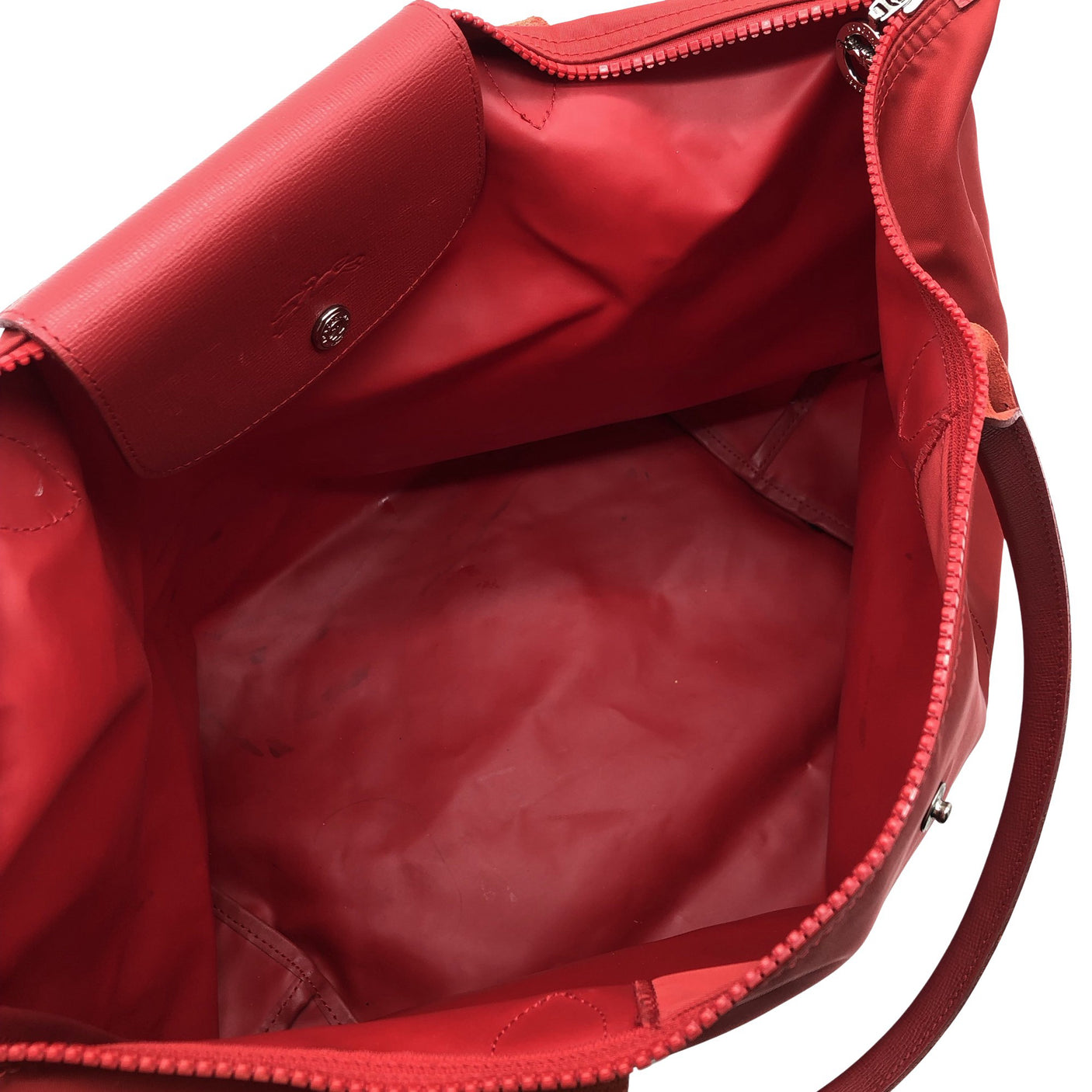 Naisten Longchamp - Käsilaukku, koko Maxi - Punainen (3)
