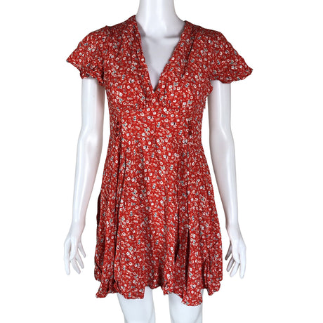 Naisten Pepe Jeans - Sifonkimekko, koko 36 - Punainen ()
