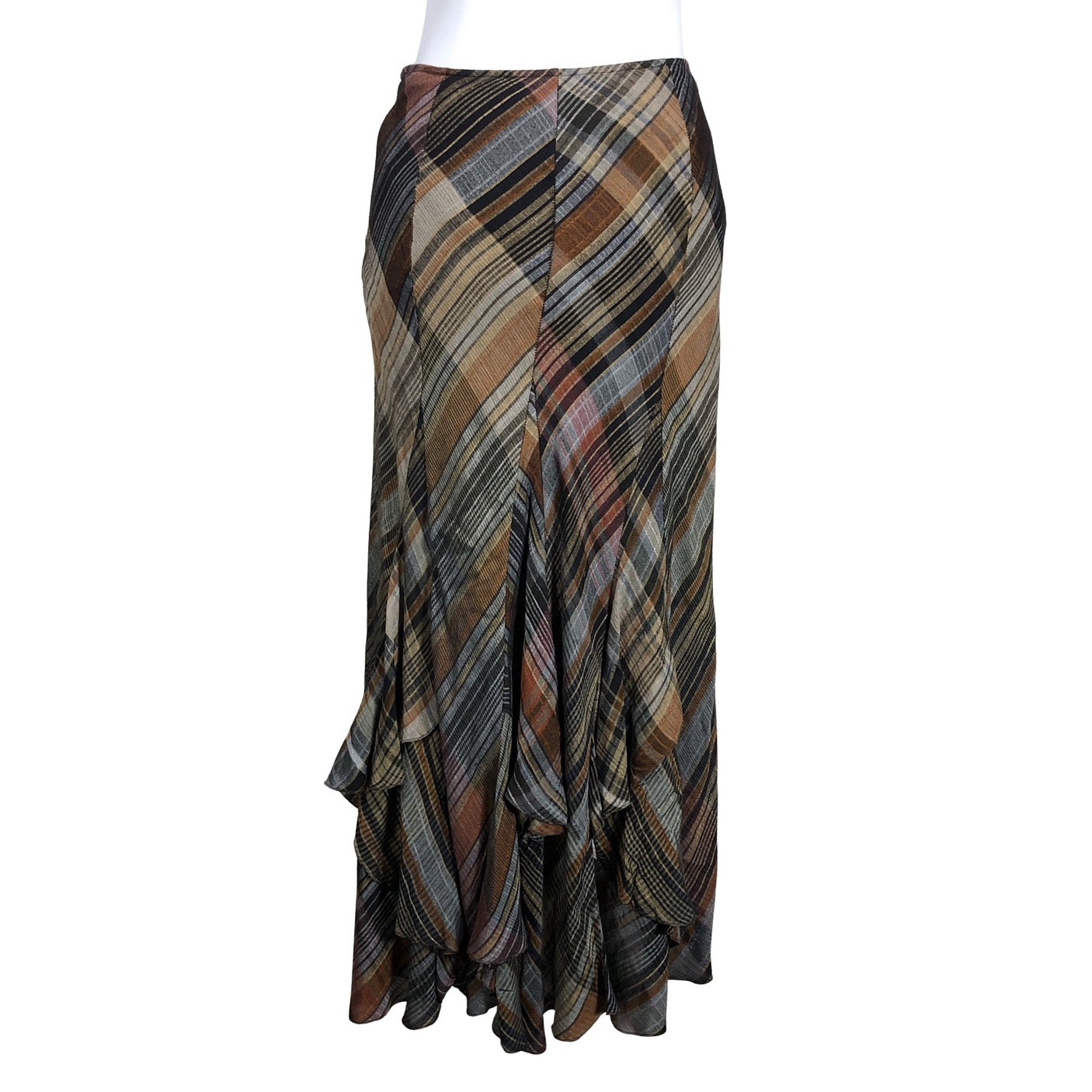 Naisten Per Una by Marks & Spencer - Kangashame, koko 36 - Ruskea (2)